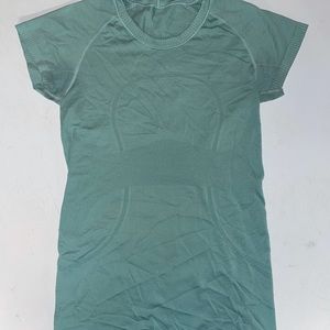 Seafoam green lululemon shirt